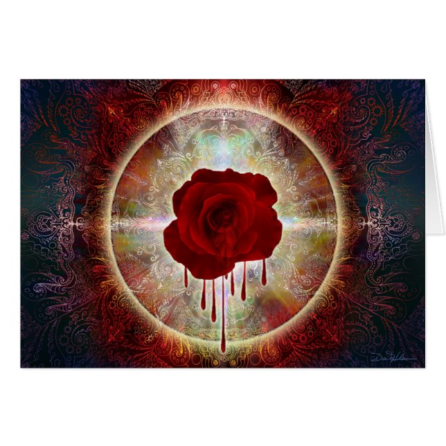 Bluten-Rose (Vorderseite (Horizontal))
