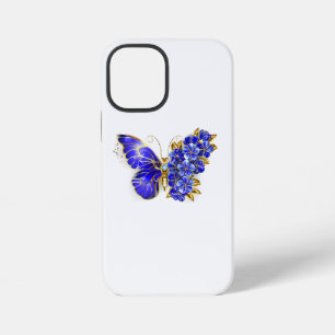 Blüten Saphir Schmetterling iPhone 12 Mini Hülle