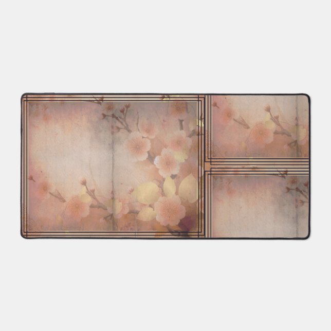 Blüten Schreibtischunterlage (Vorderseite)