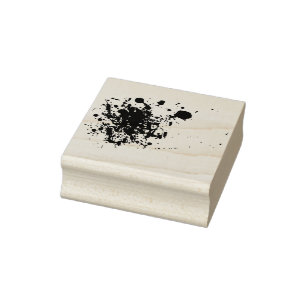 Blüten Spritzer Halloween Horror Roter Tinte Gummistempel
