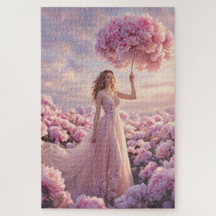 Blüten Traumlandschaft Puzzle