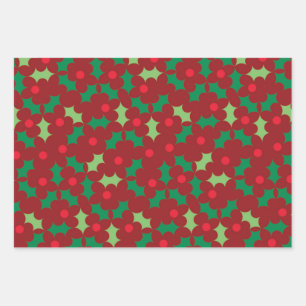Blüten und Berries Geschenkwrap Geschenkpapier Set
