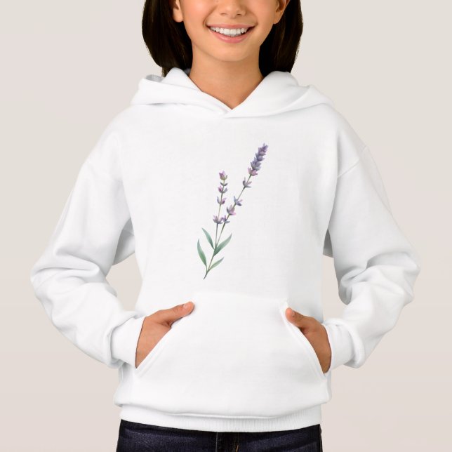 Blüten und Blüten Hoodie (Vorderseite)