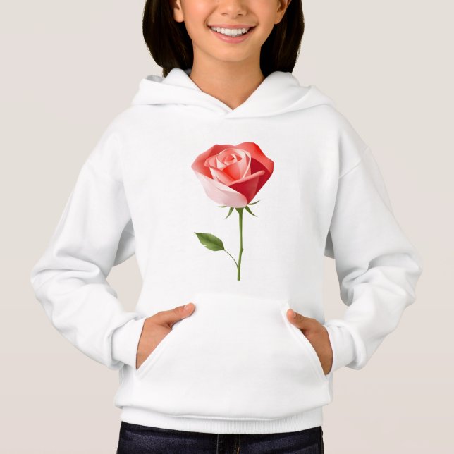 Blüten und Blüten Hoodie (Vorderseite)