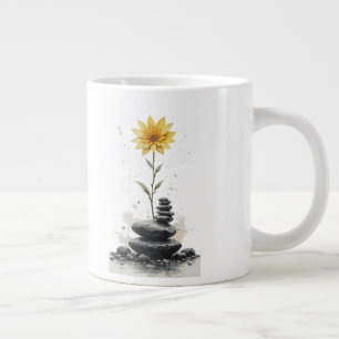 Blüten und Steine Symphonie Jumbo-Tasse