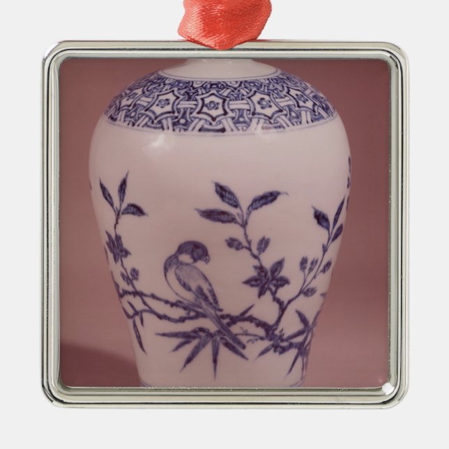 Blüten-Vase, Ming-Dynastie Ornament Aus Metall (Vorne)