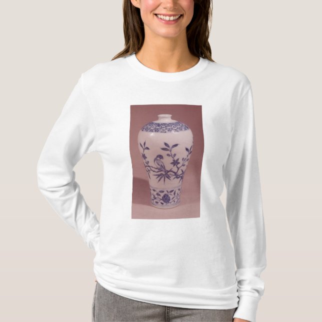 Blüten-Vase, Ming-Dynastie T-Shirt (Vorderseite)