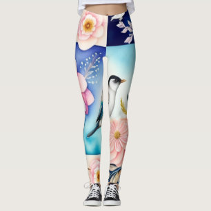 Blüten & Vögel Leggings