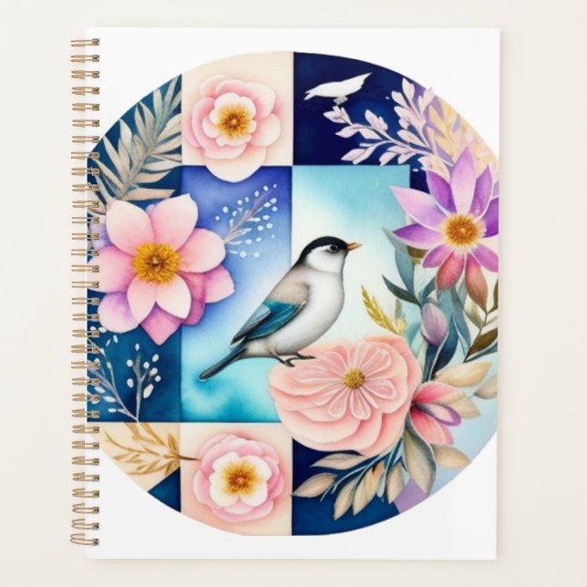 Blüten & Vögel  Planer (Vorderseite)