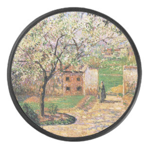 Blütenbaum, Eragny Camille Pissarro Eishockey Puck