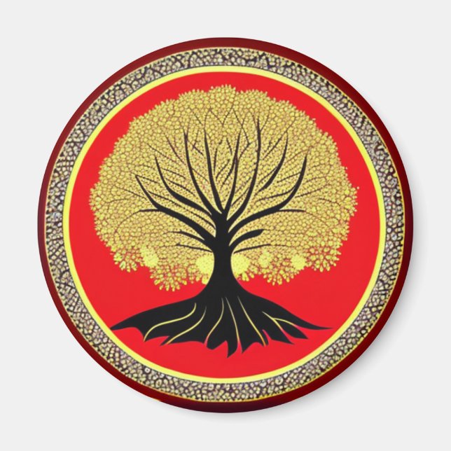 Blütenbaum Magnet (Vorne)