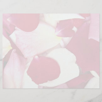 Blütenblätter aus gemischten Rose