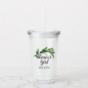 Blütenblättern Personalisiert Acryltrinkbecher