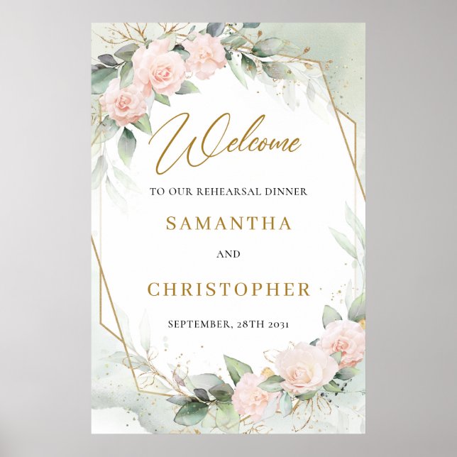 Blütenblättriger Eukalyptus-Probe Poster (Vorne)