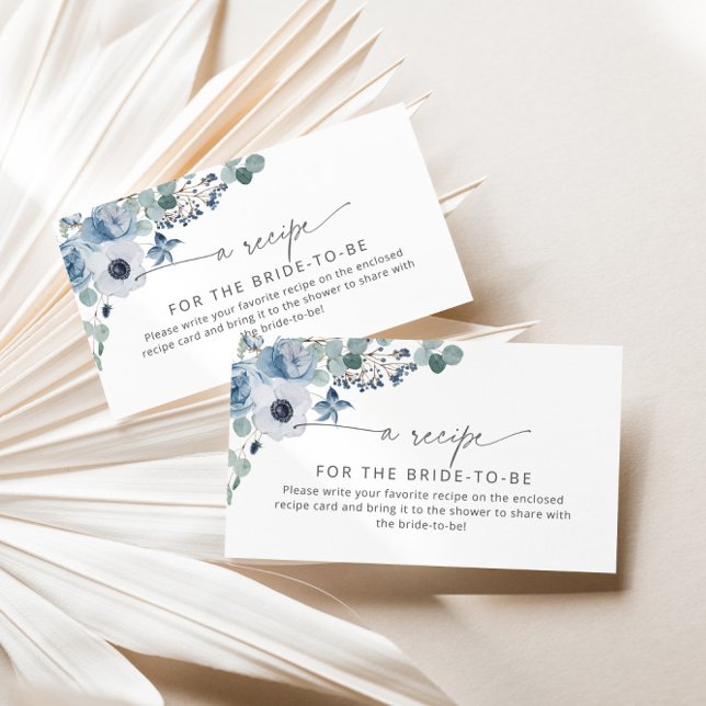 Blütenblaue Rezeptorkarte Begleitkarte (Von Creator hochgeladen)