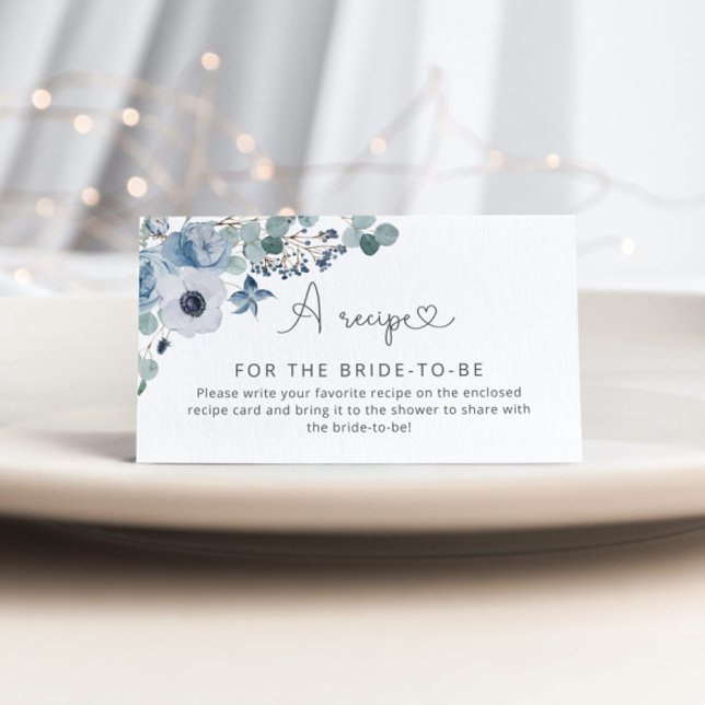 Blütenblaue Rezeptorkarte Begleitkarte (Von Creator hochgeladen)