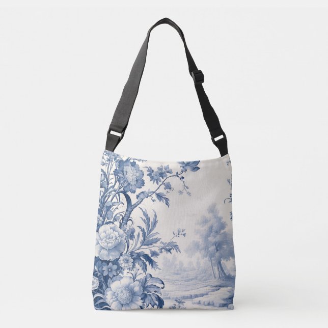 Blütenblaue Tasche (Vorderseite)