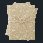Blütenblume im Hibiskus Geschenkpapier Set<br><div class="desc">Drei Blätter Packpapier mit einer Kontur von tropischen weißen Hibiskus Blume auf einem goldenen Hintergrund (oder jede Farbe,  die Sie wählen). Schöne Geschenkpackung zum Geburtstag,  Hochzeit,  Jubiläum oder zu jedem Anlass. MEHR Farben in unserem Geschäft.</div>