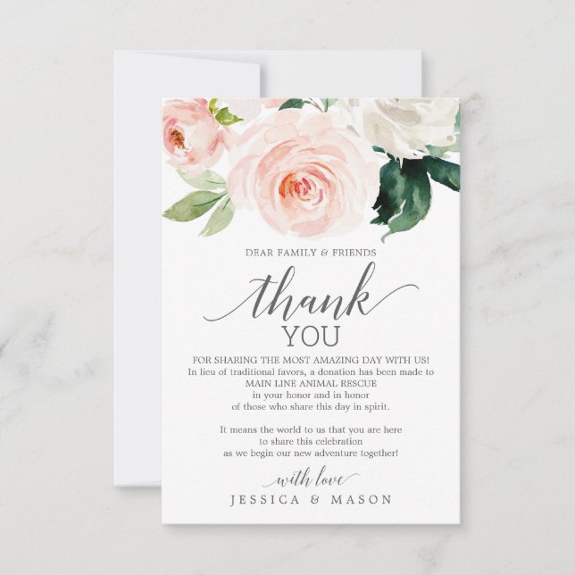 Blütenblüte anstelle von Favoriten-Platzkarte Ankündigung (Vorderseite)