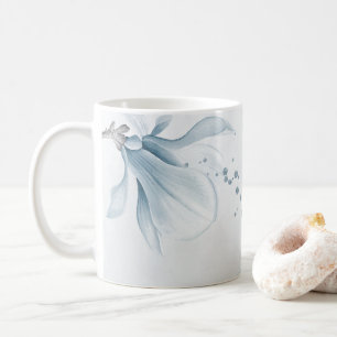Blütenblüten botanisch kaffeetasse