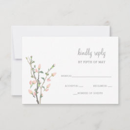 Blütenblütenblütenblüte Hochzeit rsvp