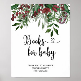Blütenbücher in Aquarellen Poster