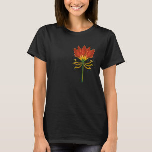Blütendarstellung der Blume T-Shirt
