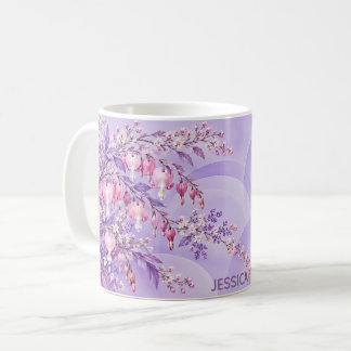 Blutende Herzblumen individuell Kaffeetasse