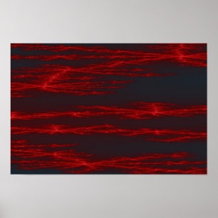 Blutender Druck Poster