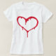 Blutendes Herz T-Shirt (Design vorne)