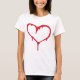 Blutendes Herz T-Shirt (Vorderseite)