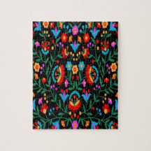 Blütendruckerei in hellen Farben