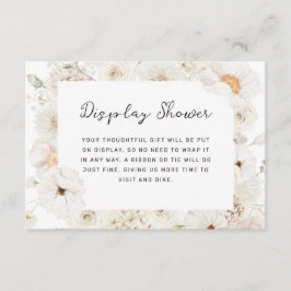 Blütendusche Begleitkarte