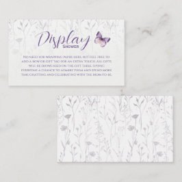 Blütendusche Begleitkarte