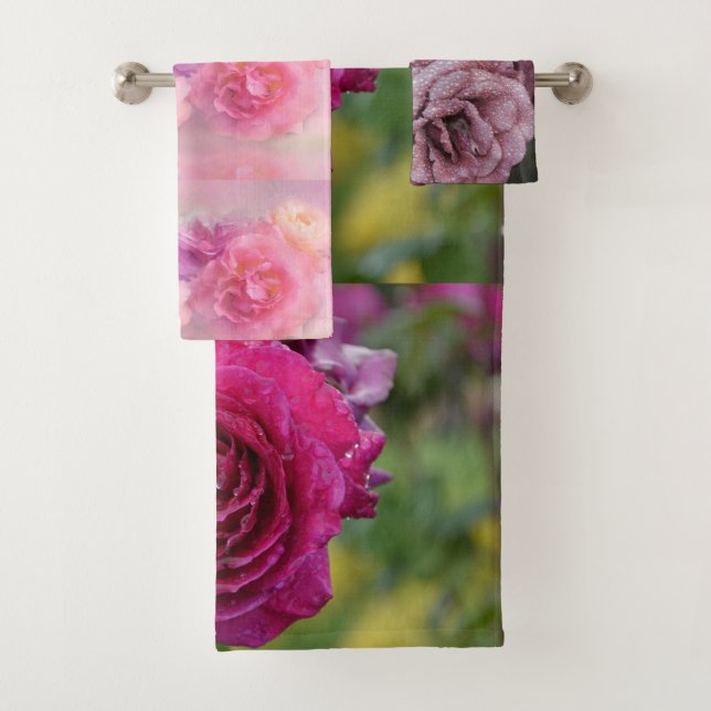 Blütendusche blüht das Schicksal der Zuhause Desti Badhandtuch Set (Insitu)