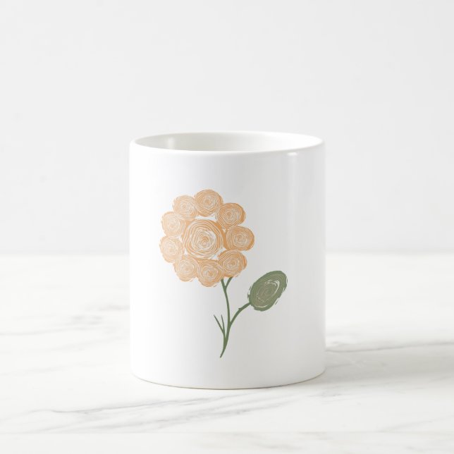 Blütenenergie-Spiralen Kaffeetasse (Mittel)
