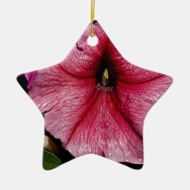 Blütenexplosion Keramik Ornament (Vorne)