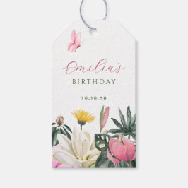 Blütenfarbe Geschenkanhänger