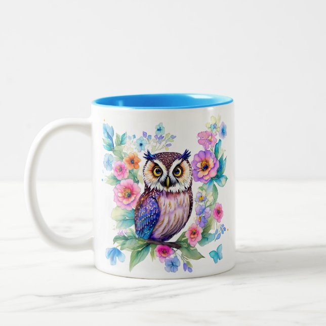 Blütenfarbe Zweifarbige Tasse (Links)