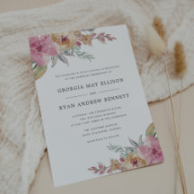 Blütenfarbenblütenhochzeit