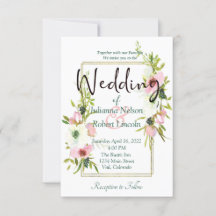 Blütenfarbene Hochzeitsfeier mit Blumen