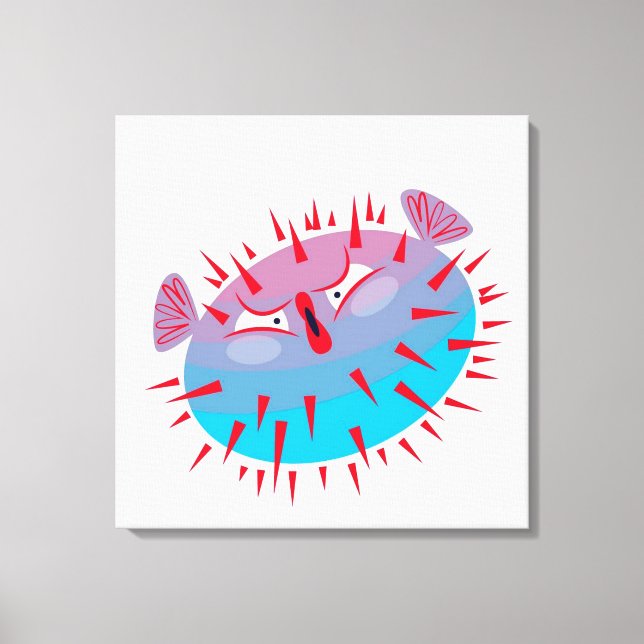 Blütenfisch Leinwanddruck (Vorderseite)