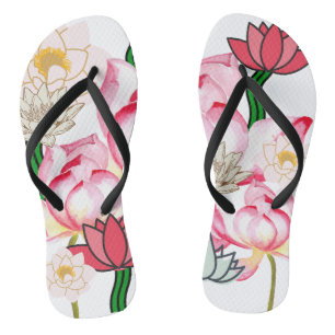 Blütengarten Mikitiez lotus Rose Flip Flops