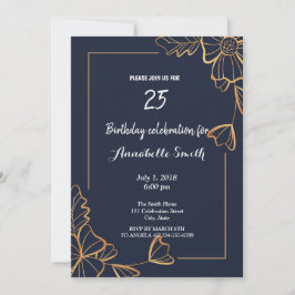 Blütengeburtstag der Marine Einladung