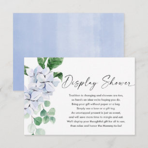 Blütengrün im Frühling Dusche Begleitkarte