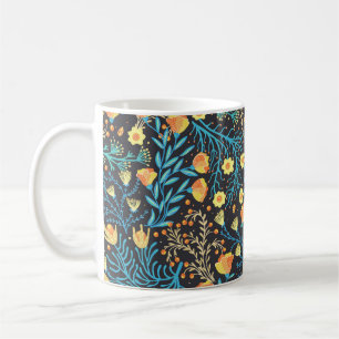 Blütenhandgezogen: Kreativ nahtlos Kaffeetasse