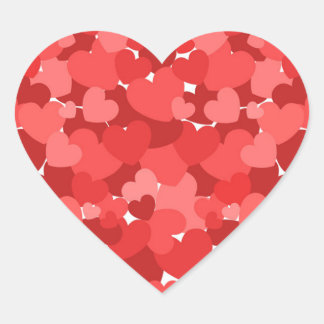 BlütenHerz Herz-Aufkleber
