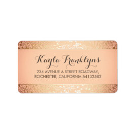 Blütenhochzeit Adressaufkleber