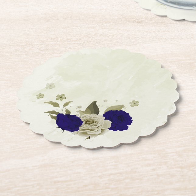 Blütenhochzeit Untersetzer (angewinkelt)