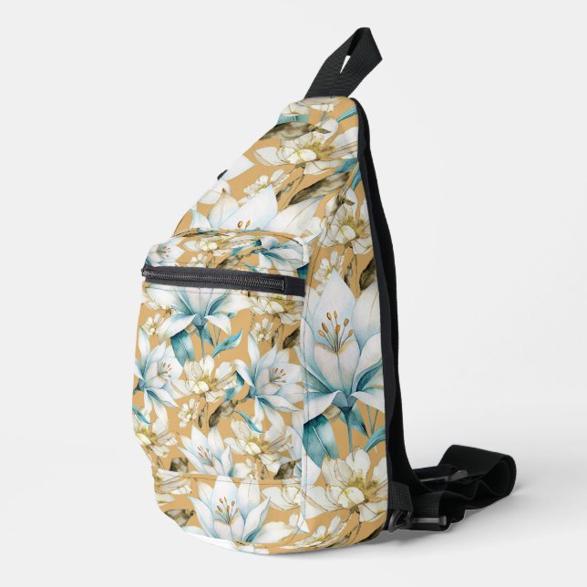 Blütenkalk Crossbody Bag (Rechte Ecke)
